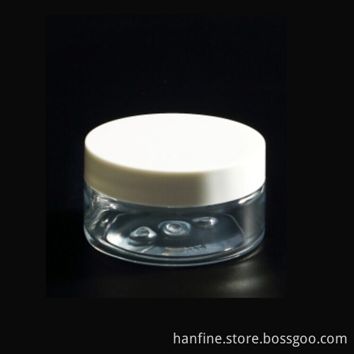 5g custom logo printing and label round plastic PET loose power jar